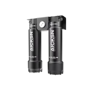 2 Stage Undersink Manual Water Filter System Drinking Water Purifiers for Whole House