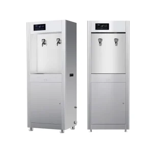2-Tap Stainless Steel Hot and Cold Direct-Drinking Water Dispenser