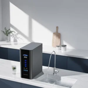 2.08L min RO Membrane Under Sink Faucet Water Purifier with 4 Stage Filtration Smart Faucet for Household Home Hotel Kitchen Use