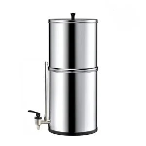 2.25-Gallon Gravity Water Filter System for Homes with Microplastic Reduction