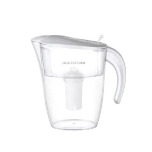 2.4 L Portable Alkaline Water Purifier Pitcher with Chlorine and Bacteria Removal Filters