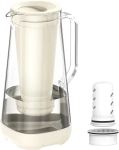 2.4L Filter Water Pitcher for Tap and Drinking Water with Membrane Reduces Lead Food Grade and BPA Free Materials