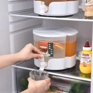 2.5 Gallon Insulated Party Drink Dispenser BPA-Free Transparent PP Rotating 3-Tier Beverage Container for Events