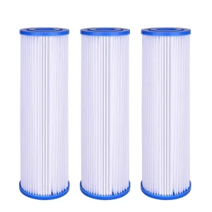 2.5″ X 10″ 20 Micron Washable Sediment Pleated Water Filter for City or Well Water Treatment Machinery for Whole House System