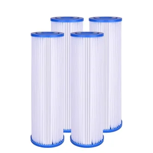 2.5″ X 10″ 50 Micron NSF Certified Reverse Osmosis Washable Sediment Pleated Water Filter for City Well Water Treatment