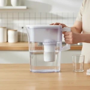2.5L Filtration Kettle Activated Carbon Alkaline Water Filter Pitcher Household Water Purifier Jug