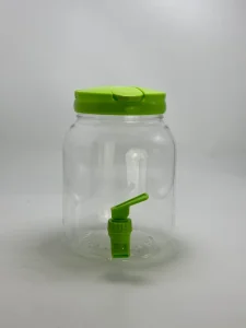 2.5L Light Green Plastic Drink Dispenser Beverage Dispenser Plastic Water Dispenser with Spigot for Juice