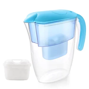 2.5L Manual Activated Carbon Alkaline Water Filter Pitcher Household Water Purifier Jug