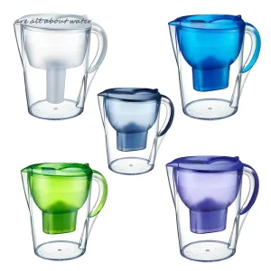 2.5L Water Filter Pitcher Mineral Alkaline Water Activated Carbon Filter for Home Use