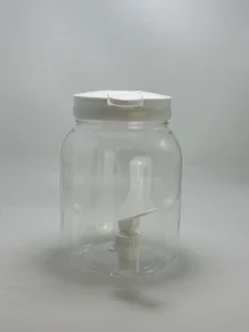 2.5L White Plastic Beverage Dispenser with Spigot