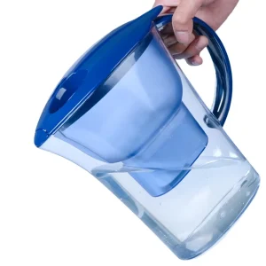 2.6L Water Filter Pitcher BPA Bottle for Cold Alkaline Water Purification Outdoor Manual