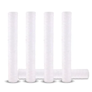 20*2 5 Inch String Wound Filter Cartridge Depth Filtration for Water Treatment Rating Available