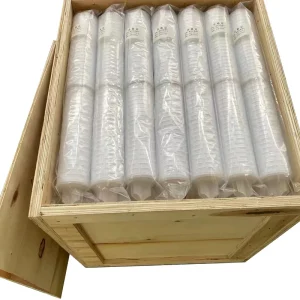 20 Inch 1 Micron PP Sediment Water Cartridge Filter 5 Micron 10×2.5 0.1 Industrial PP Pleated Filter 10 Inch Bacterial Remove