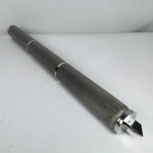 20 Inch 1 Micron Stainless Steel Filtration Sediment Pleated Filter Cartridge Made in China
