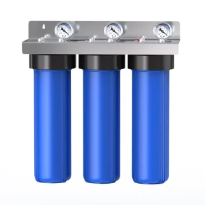 20-Inch 3-Stage High-Flow, High-Pressure-Resistant Water Filtration System