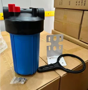20 Inch Big Blue Filter Housing Pressure Vessel High Flow Whole House Water Filter System with 1 Year Warranty 1″ 1.5″ Port