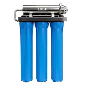 20 Inch Blue Bottle 2000 GPD Stainless Steel Ultrafiltration Water Purifier Whole House Tap Water Filter Sediment Filter System