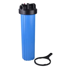 20 Inch Blue Electric Water Filtration Housing for RV Outdoor Car Use Jumbo Water Purification Bottle for Water Treatment