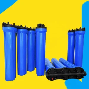 20 Inch Blue PP Bottle Water Purifier Filter Housing Carbon Pre-Filter for Household Car and Hotel Applications