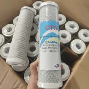 20-Inch CTO-20 Activated Carbon Reverse Osmosis Water Filter Cartridge for Household, Outdoor, and Hotel Use