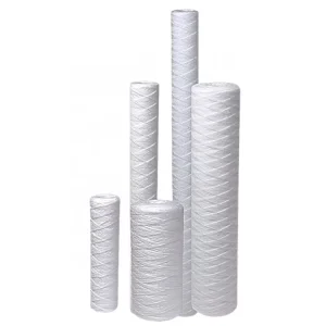 20 Inch Cotton Wound String PP Yarn Sediment Reverse Osmosis String Wound Filter Cartridge Tap Water Filter Candle Cartridge