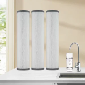 20 Inch Folding Carbon Block and Rod Composite PP Melt Blown Sediment Filter Water Filter Cartridge
