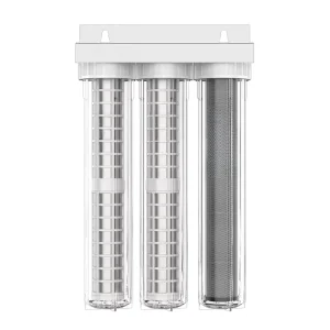 20-Inch High-Flow Front-Mounted Plastic Manual Outdoor Sediment Water Filter for Rural Well Household Use