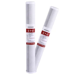 20 Inch Household Prefilter Coal Coconut Activated Carbon CTO PP Sediment Water Filter Cartridge Set for Drinking Water