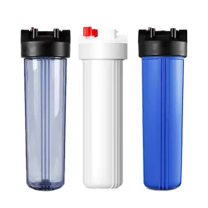 20 Inch Large Blue Filter Bottle and PP Filter Housing for Whole House Pre-Filtration System