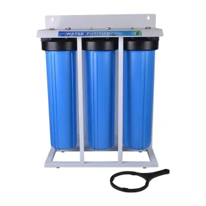 20 Inch [NW BRL03 LS] Manual Power Big Blue Whole House Pre Filtration Water Filter System for Household Use