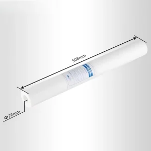 20 Inch Polypropylene PP Melt Blown Filter Cartridge Household Sediment Filter