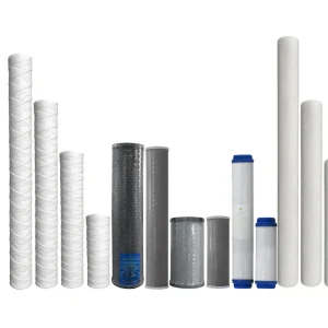 20 Inch Sediment Carbon Wound Yarn PP Reverse Osmosis Electric Water Filter Parts for Outdoor Use and Water Purification