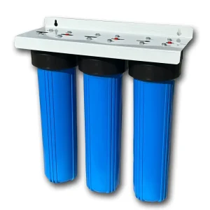 20-Inch Triple-Unit PP Whole-House Water Treatment Water Purifier Direct Drinking Water Filter Shell