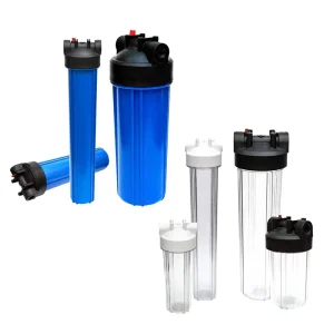 20 Inch Whole House Water Filter Cartridge Big Blue Filter for RO System Plastic Clear Water Filter Housing