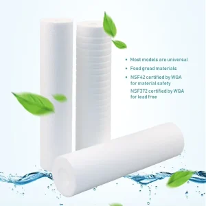 20 Inches Polypropylene Filter for Water Filter Cartridge 5 Microns PP Melt Blown Filter Cartridge Replacement