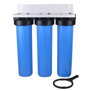20 X 4.5″ 3 Stage Whole House Big Blue PP Manual Water Filter with CE Certification for Household & Commercial Use