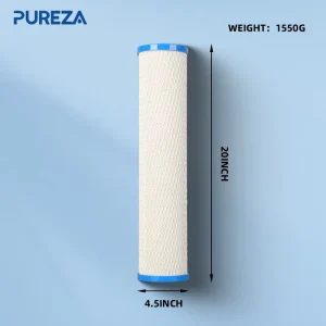 20 x 4.5 Inch CTO Carbon Block Water Filter Cartridge for Whole House Water Purification