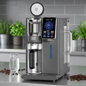 200-Gallon Smart Desktop Hot and Cold Water Dispenser with Coffee Brew, UV RO Filter