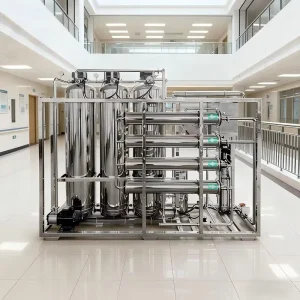 2000 L/Hour Industrial Water Treatment Plant Reverse Osmosis System with PLC Pump Pressure Vessel Motor