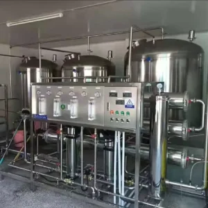2000 LPH Purified Drinking Water Treatment Plant with 2 T RO Desalination System