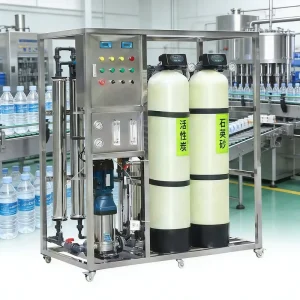 2000 LPH RO Plant with 2-Stage Pretreatment for Beverage Formula Water and Juice Processing