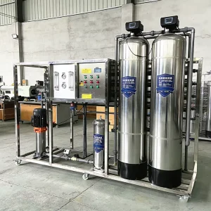2000L/H Industrial Pure Water Preparation System with Pump and Engine for Factory Water Treatment
