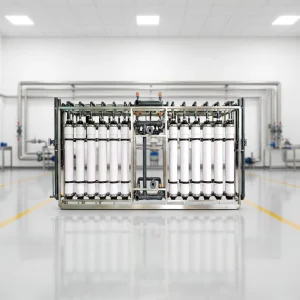 2000L/H Ultrafiltration and Softening Water Filter System 4KW Power for Chemical Plants
