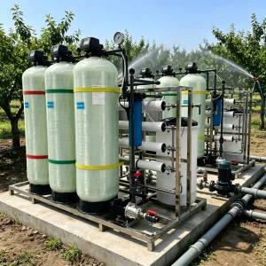 2000L Water Treatment Plant Reverse Osmosis Water Filter System for Small Farm Irrigation