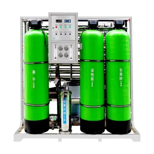 2000LPH Industrial Water Pre-Filter FRP Sand Tank Activated Carbon Tank and Resin Softener Tank for Brackish Water RO System