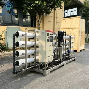 2000LPH Industrial Water Treatment Equipment Reverse Osmosis System with PLC, UV Purifier, RO Plant and Pump