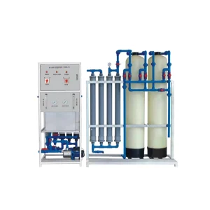 2000LPH Mineral Water Plant Equipment with Pump Motor PLC and Gearbox Reverse Osmosis