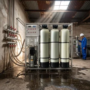 2000LPH Reverse Osmosis System for Drinking Water Bottling Plant Industrial RO Water Purifier Unit