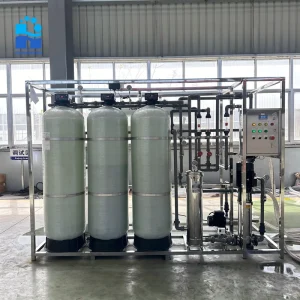 2000LPH Sachet Water Machine with 8040 Reverse Osmosis Filtration Plant, FRP Membrane Housing