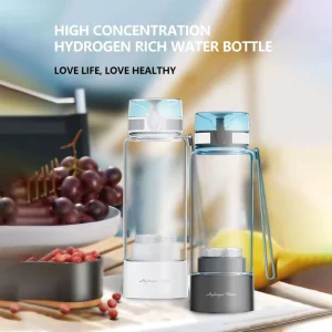 2000ppb High Concentration Hydrogen Water Bottle SPE PEM Technology Portable Hydrogen Water Generator Ion Generator H2 BPA Free